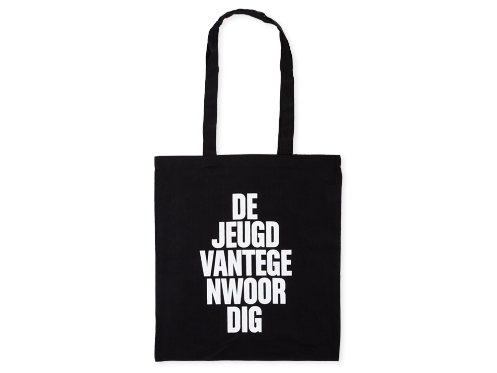 Tote Bag Logo Zwart