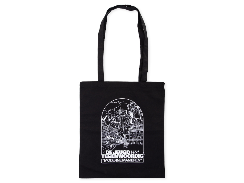 Tote Bag Moderne Manieren Zwart