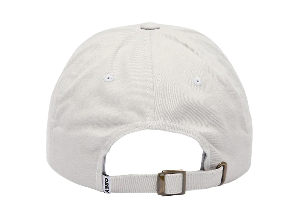 6 Panel Strapback Grijs