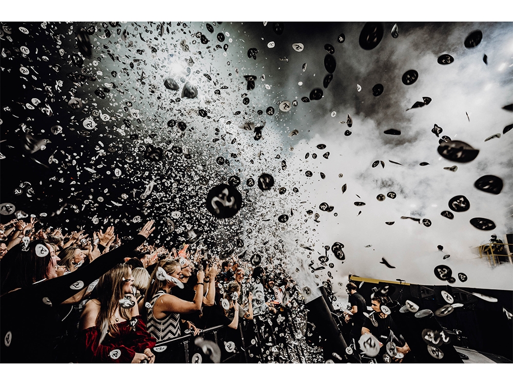 Confetti Zwart/Wit