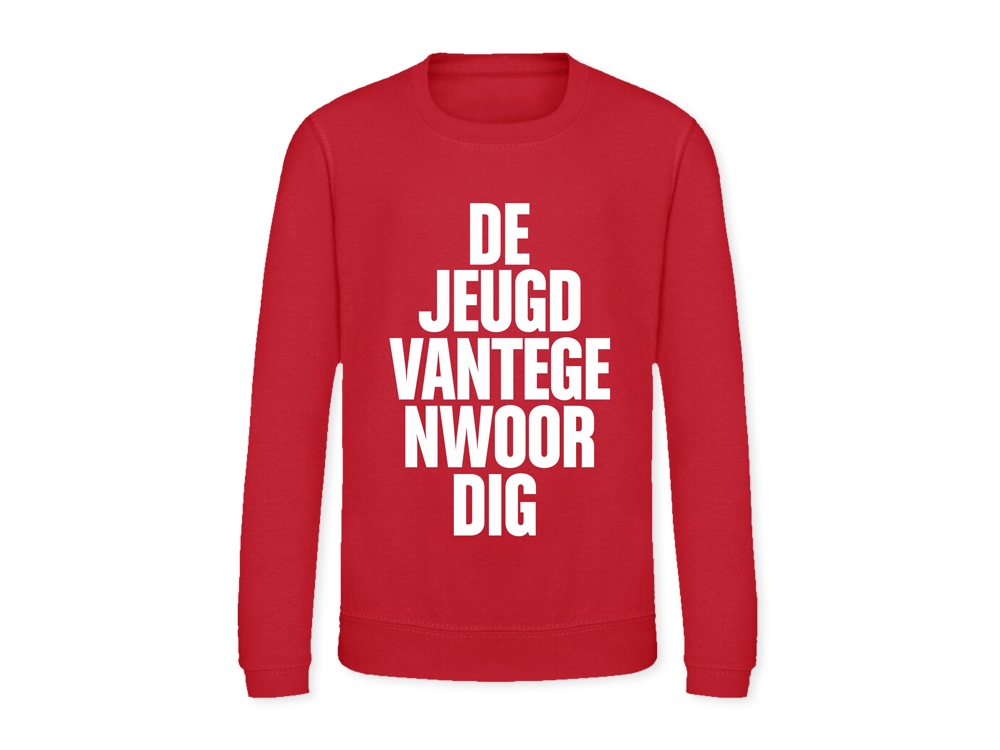 Kid's Sweater Fire Red