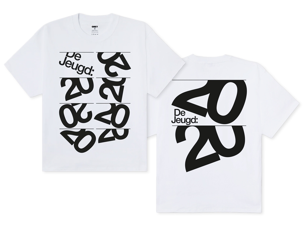 Experimental Jetset Logo T-Shirt Wit