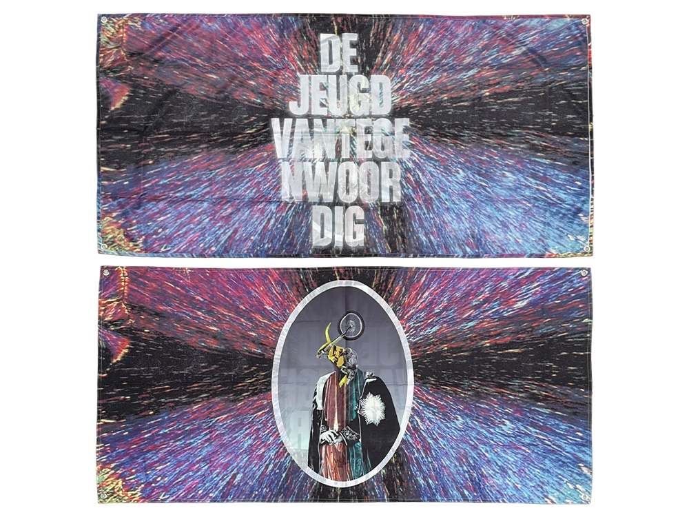 JA, NATÚÚRLIJK Vlag (137x67 cm)