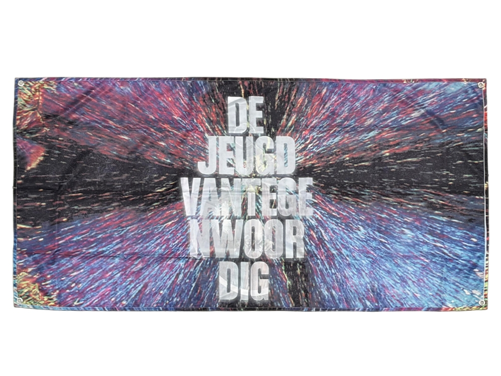 JA, NATÚÚRLIJK Vlag (137x67 cm)